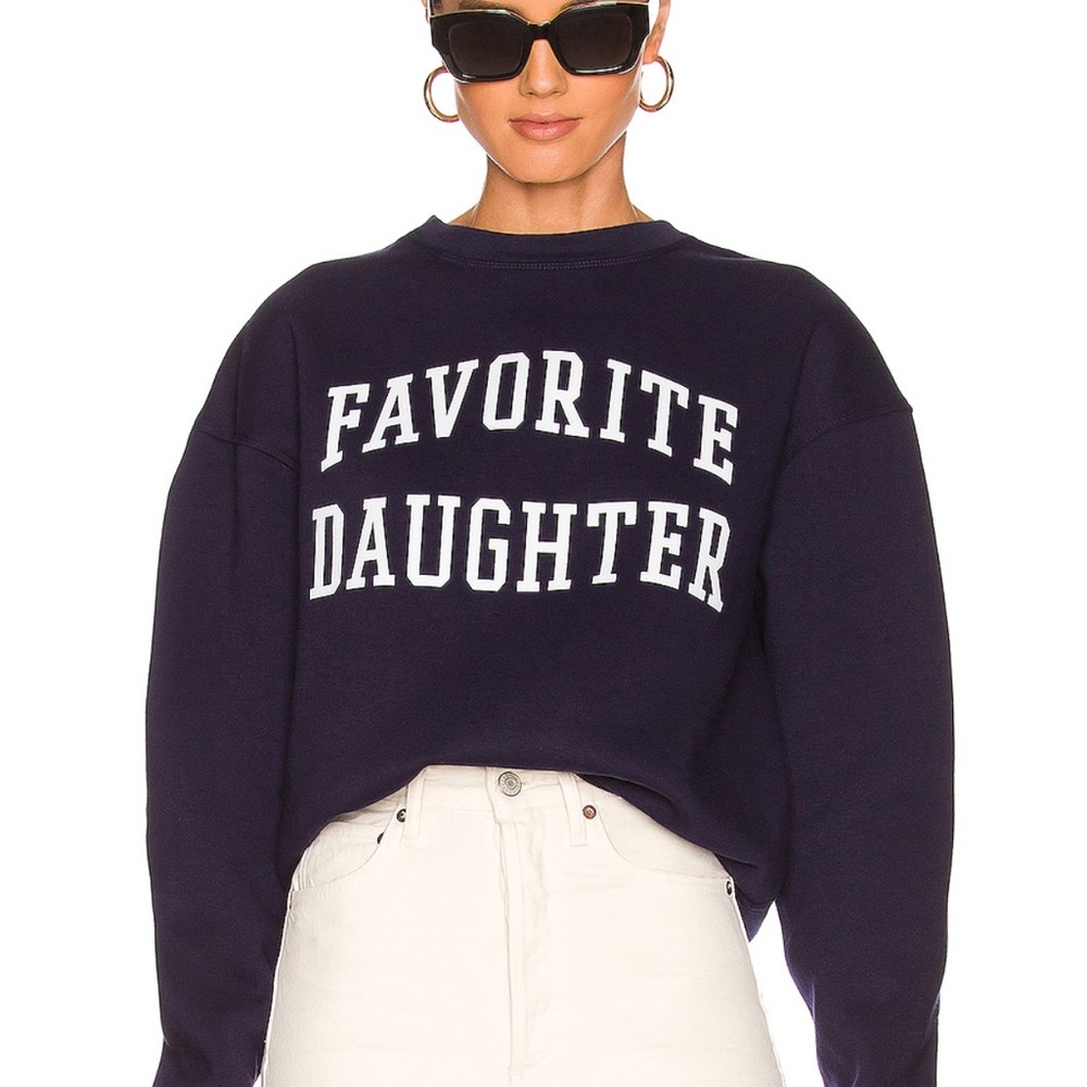 Favorite Daughter “The Collegiate Sweatshirt” in Navy